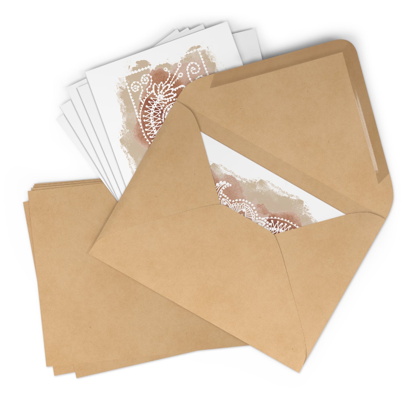 Flowerandala Natural | Greeting Cards Set of 7 for Every Occasion