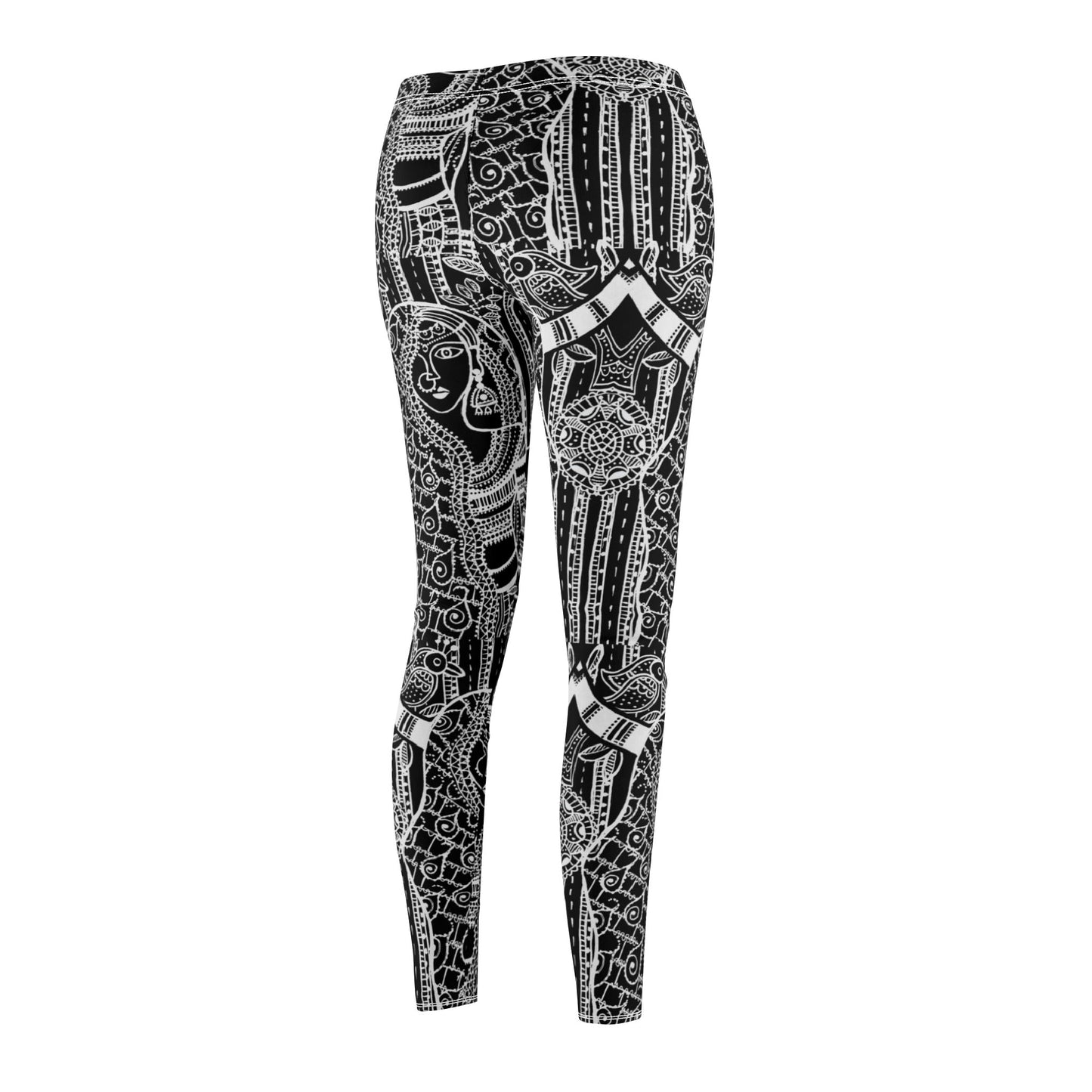 'Priyas Promise' | Casual Leggings – Comfortable Mid-Rise Activewear for Yoga & Everyday Wear
