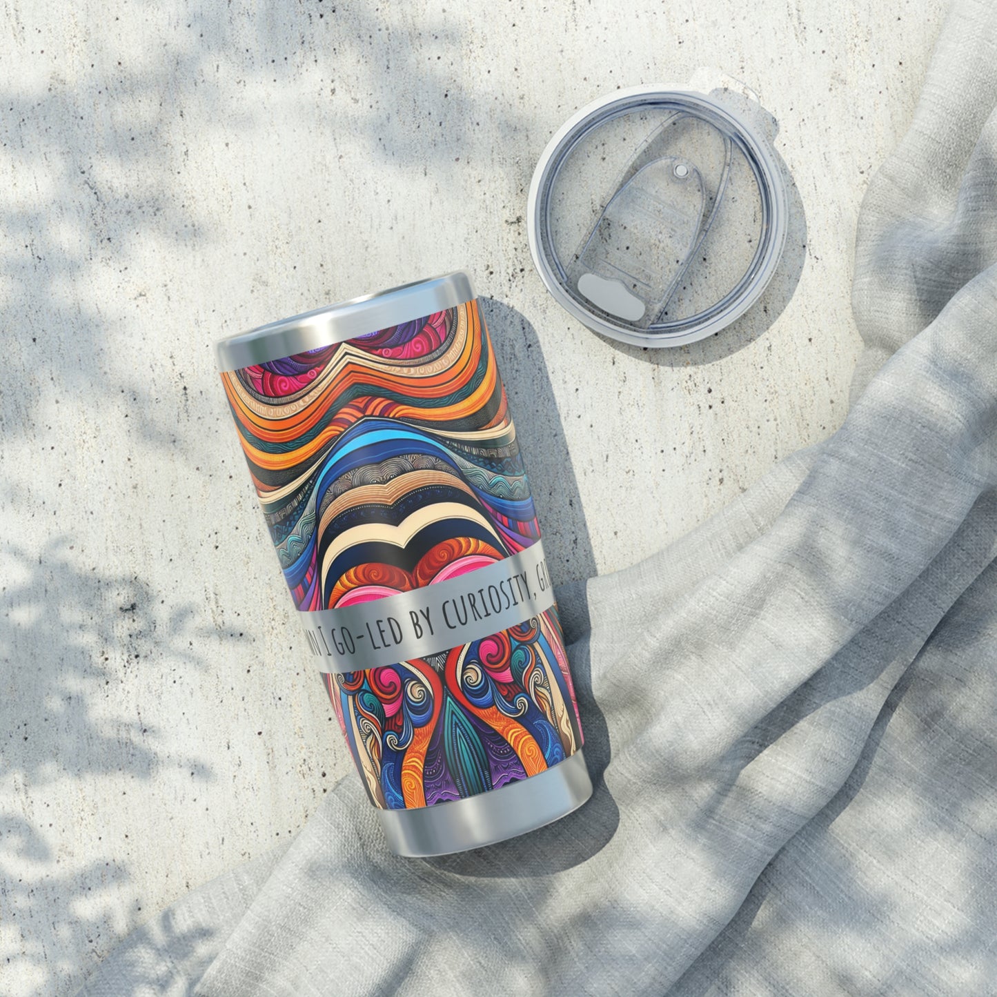 Vagabond 20oz Tumbler - 'Into the unknown I go'