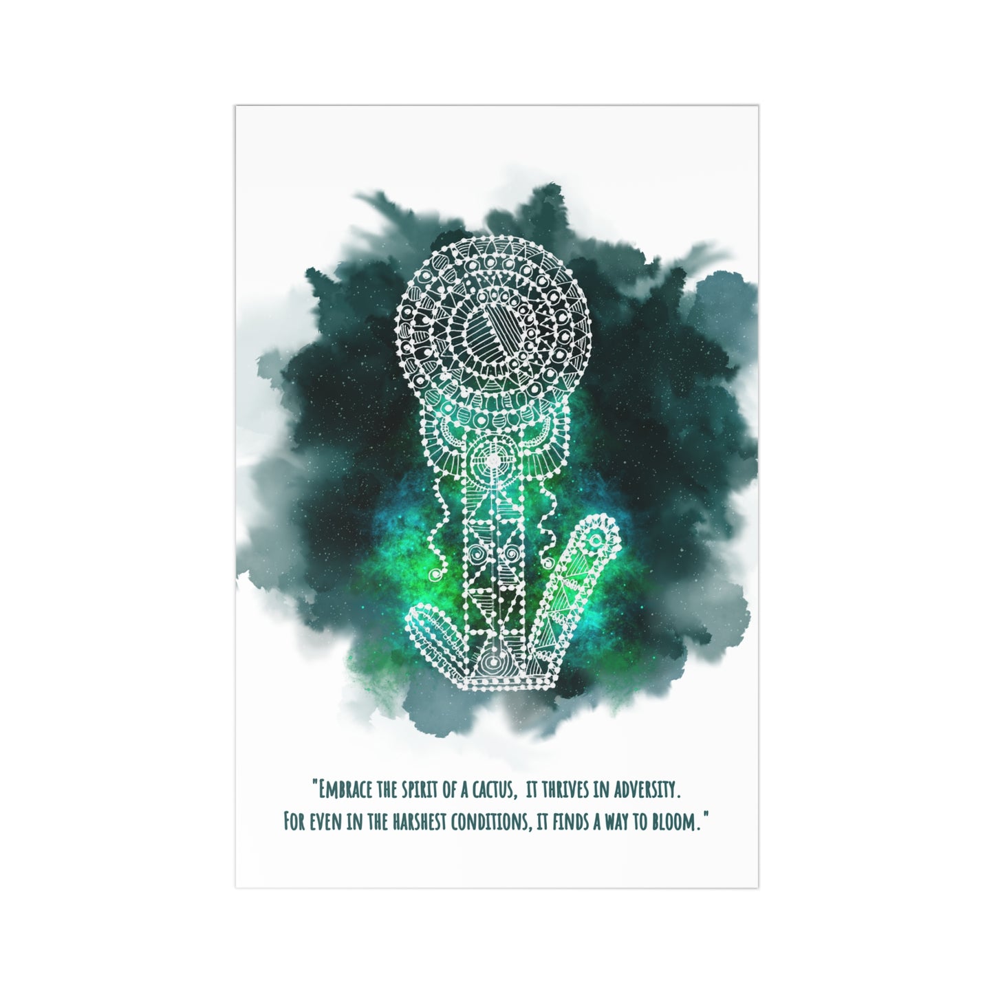 Embrace the Wisdom of the Cacti' Postcard Set (7 pcs) - Perfect for Heartfelt Messages