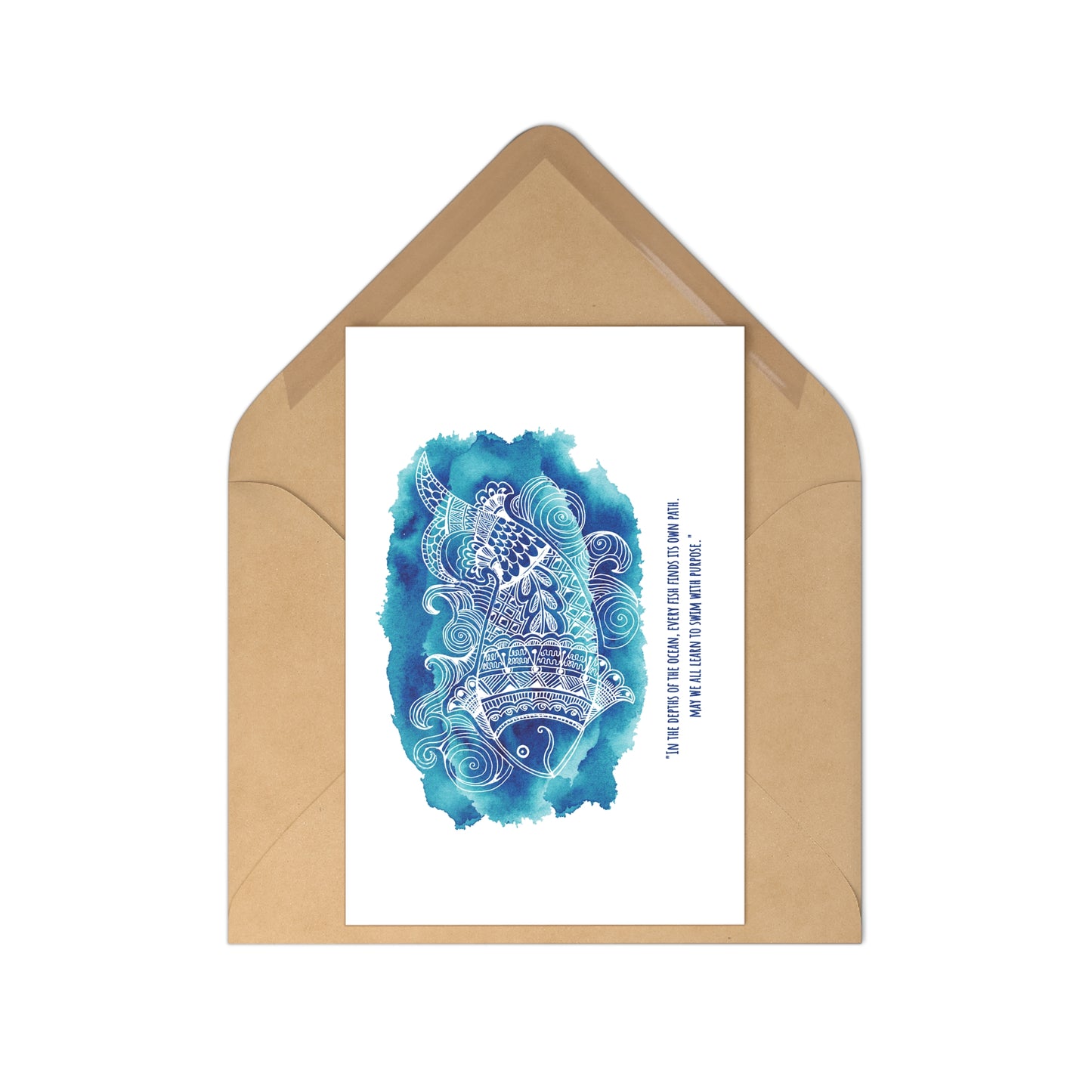 Swim with Purpose - Postcard Set (7 pcs) - Perfect for Heartfelt Messages