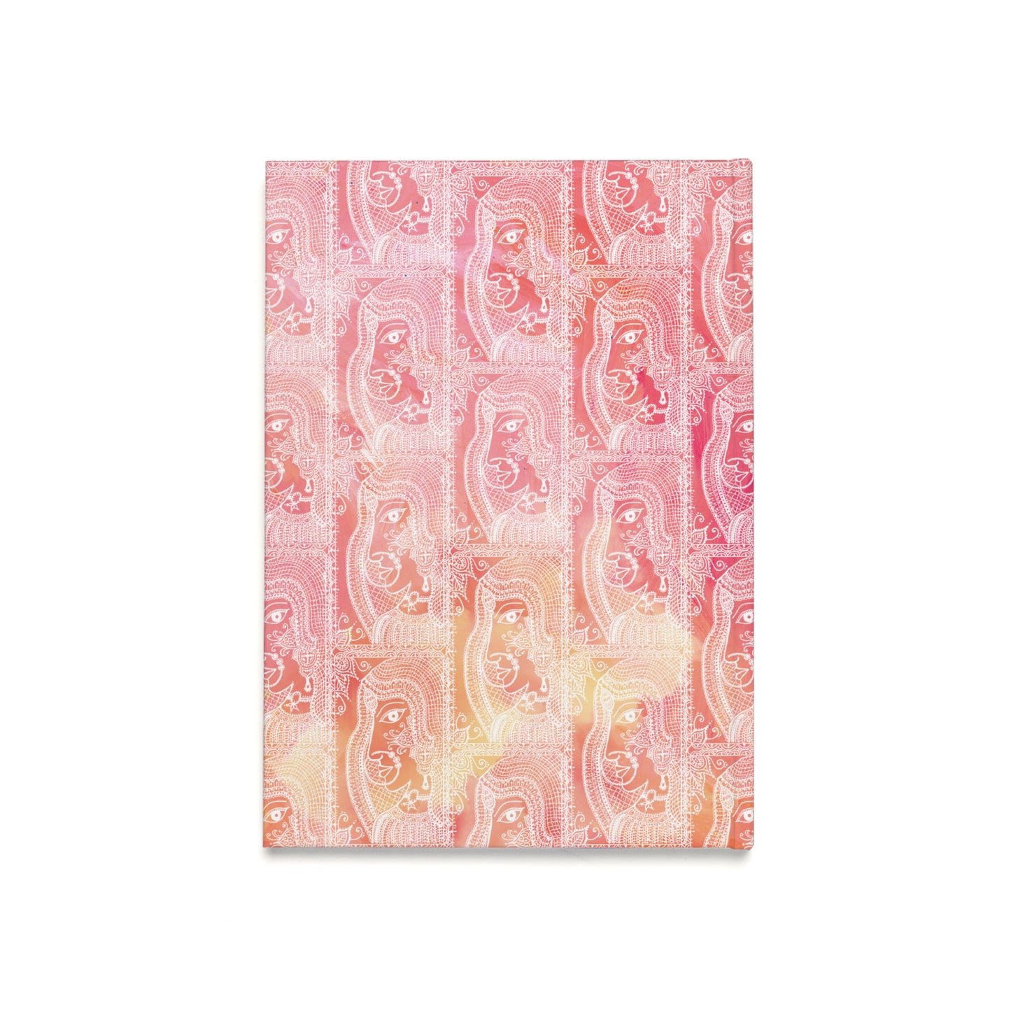 'Anayas Soft Aura' - Madhubani Fusion - Hardcover Journal - A5