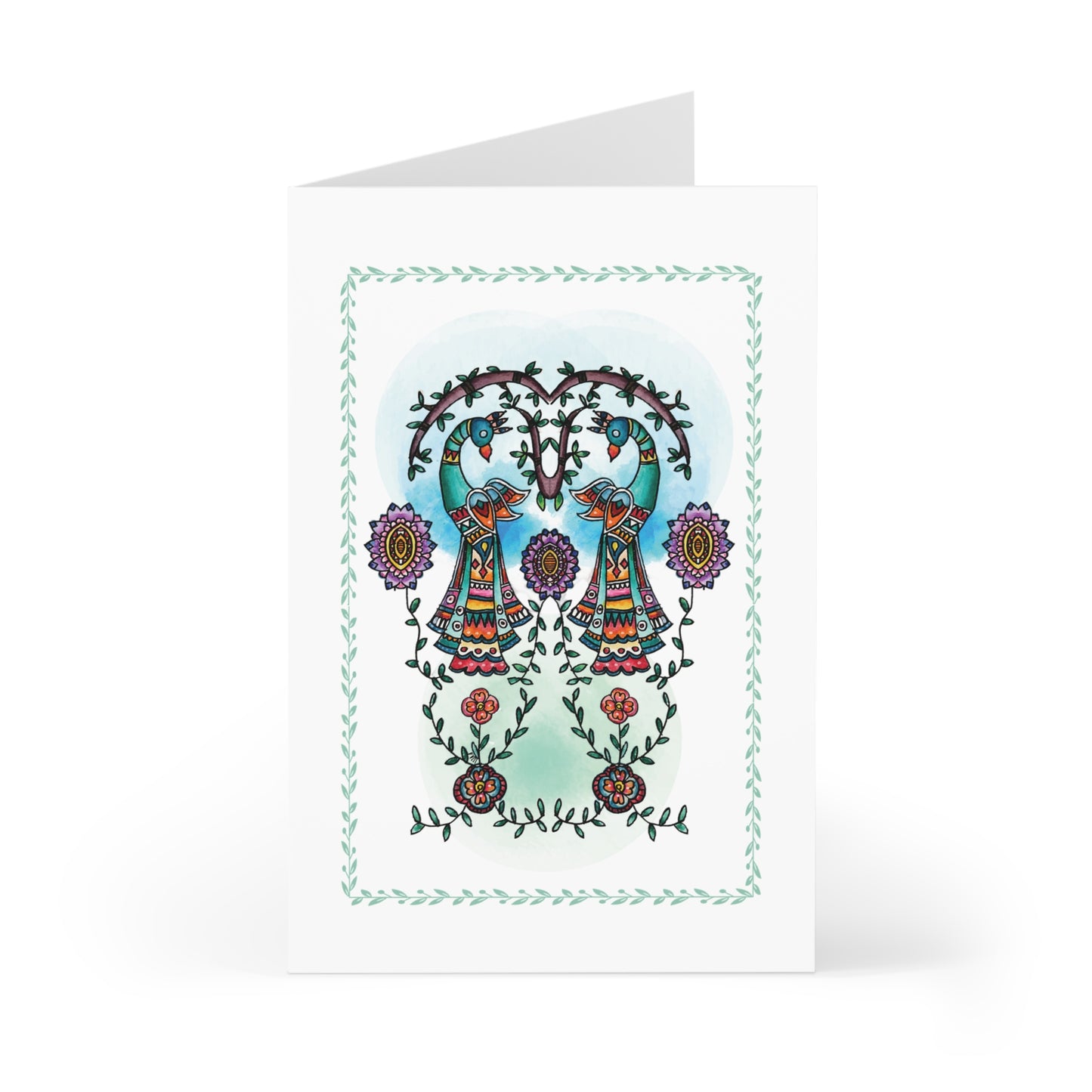 'Argus' Eyes'  Majestic Birds | Greeting Cards Set of 7 for Every Occasion