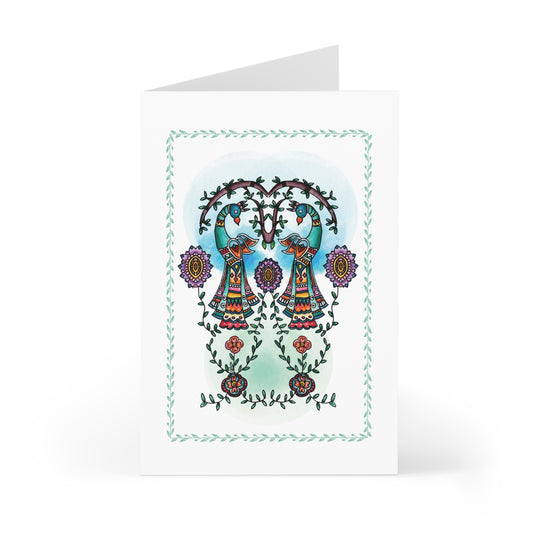 'Argus' Eyes'  Majestic Birds | Greeting Cards Set of 7 for Every Occasion