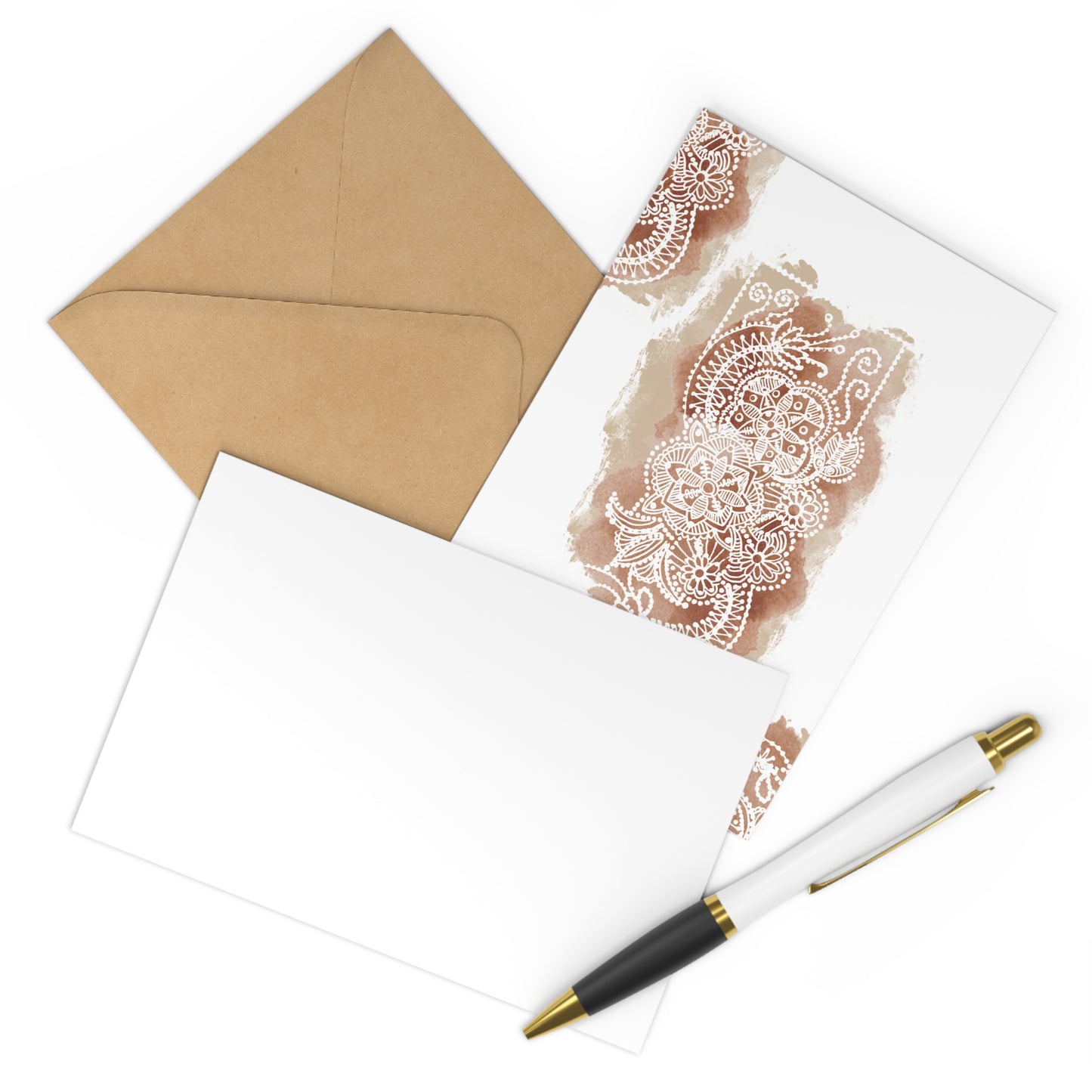 Flowermandala Natural | Postcard Set (7 pcs) - Perfect for Heartfelt Messages