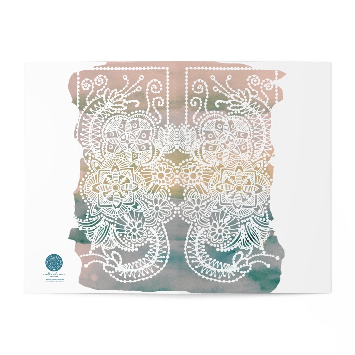 Pastel Mandala fusion | Greeting Cards Set of 7 for Every Occasion