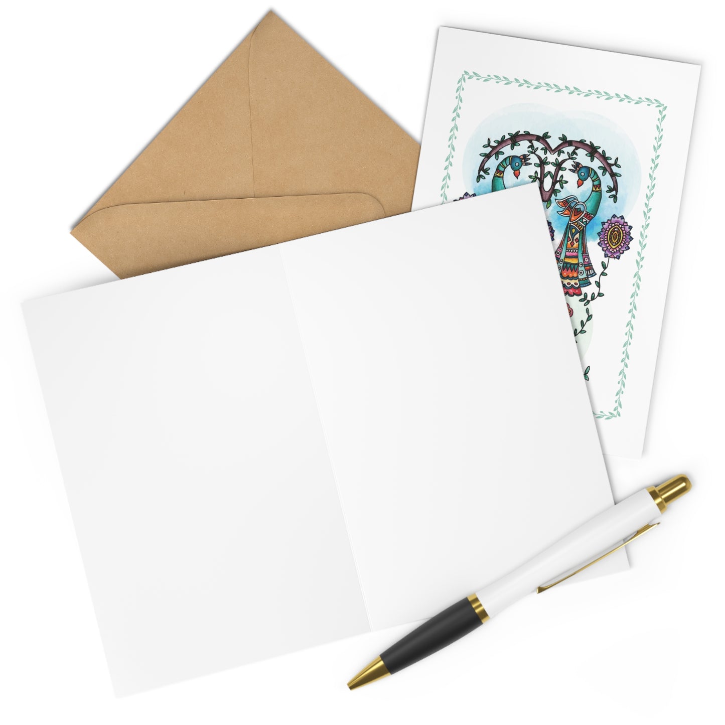 'Argus' Eyes'  Majestic Birds | Greeting Cards Set of 7 for Every Occasion