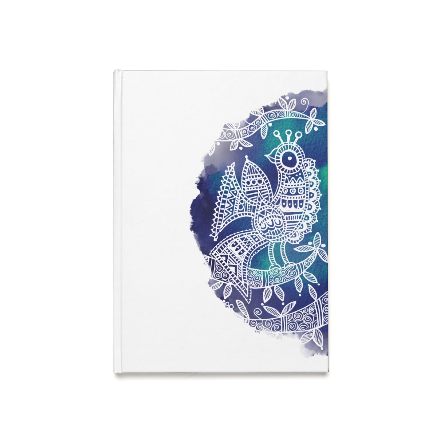 'Mayura' - Majestic Bird   - Hardcover Journal - A5