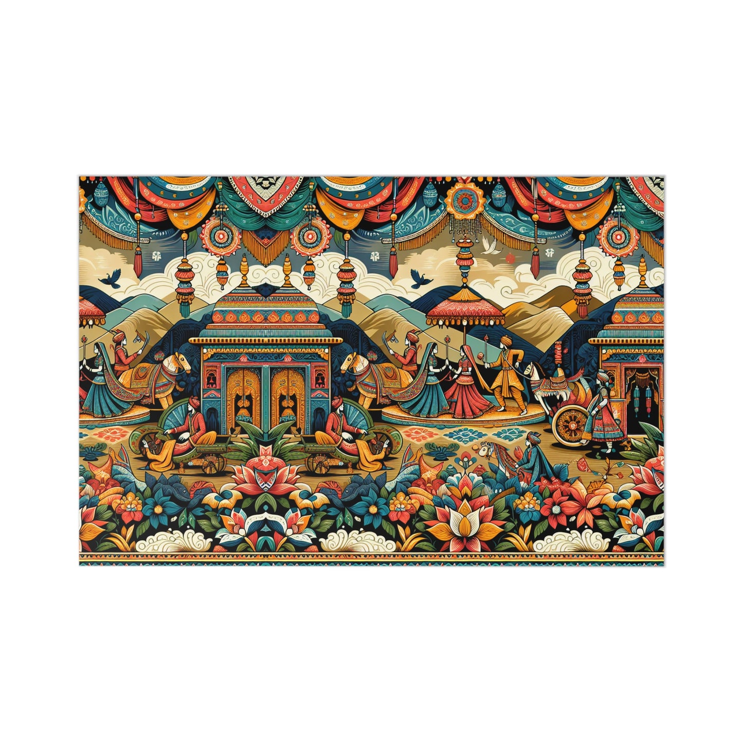 'Rajputana Tales' Postcard Set (7 pcs) - Perfect for Heartfelt Messages