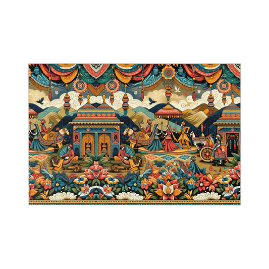 'Rajputana Tales' Postcard Set (7 pcs) - Perfect for Heartfelt Messages