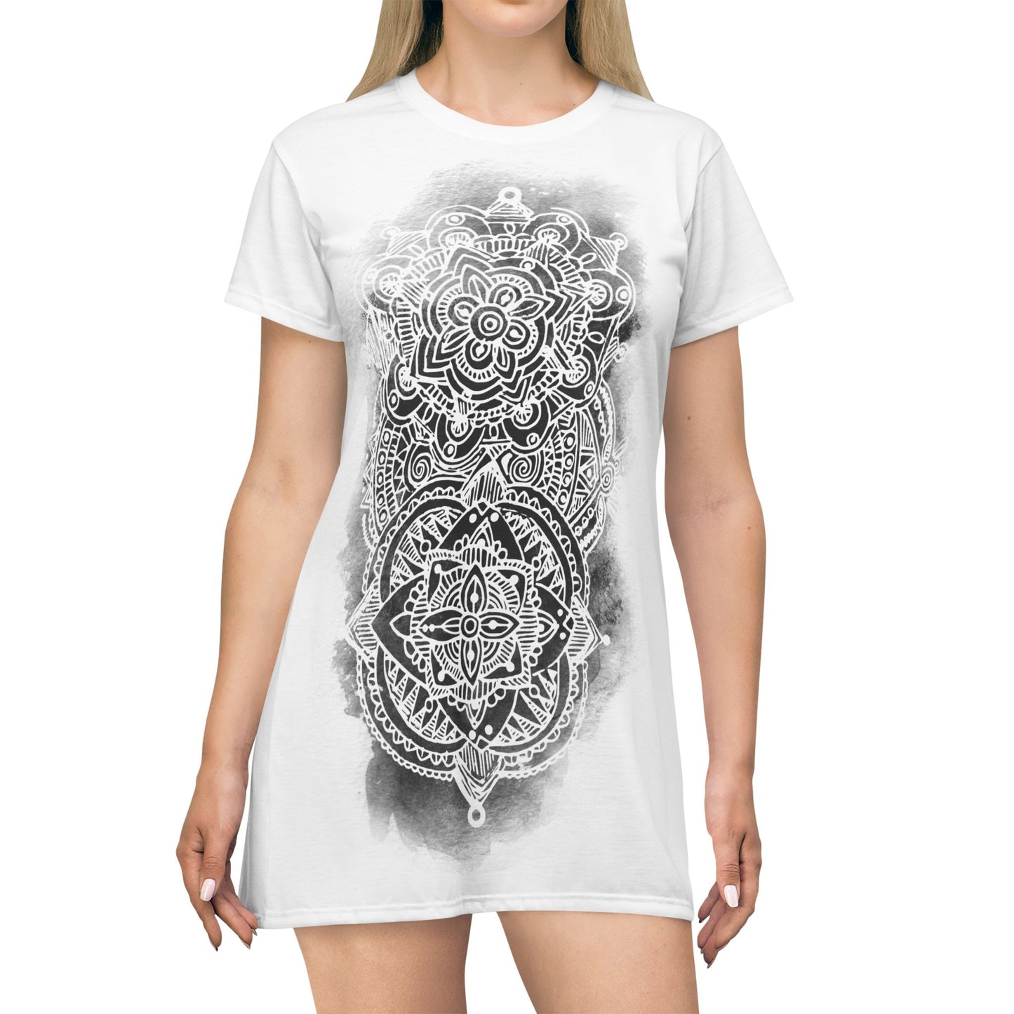 Misty Mandala - T-Shirt Dress
