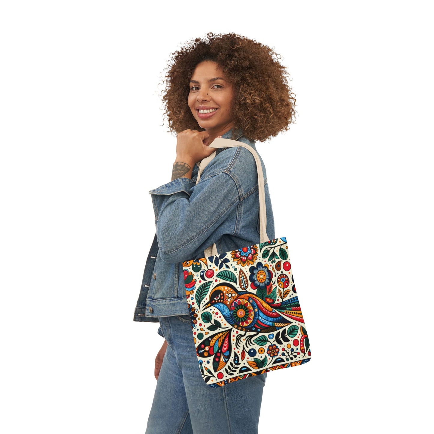 'Sacred Songbird' | Canvas Tote Bag