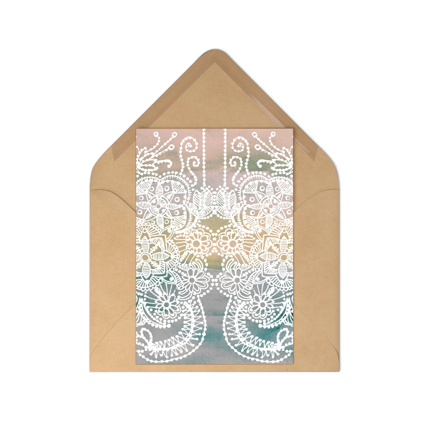 Pastel Mandala Fusion |  Postcard Set (7 pcs) - Perfect for Heartfelt Messages