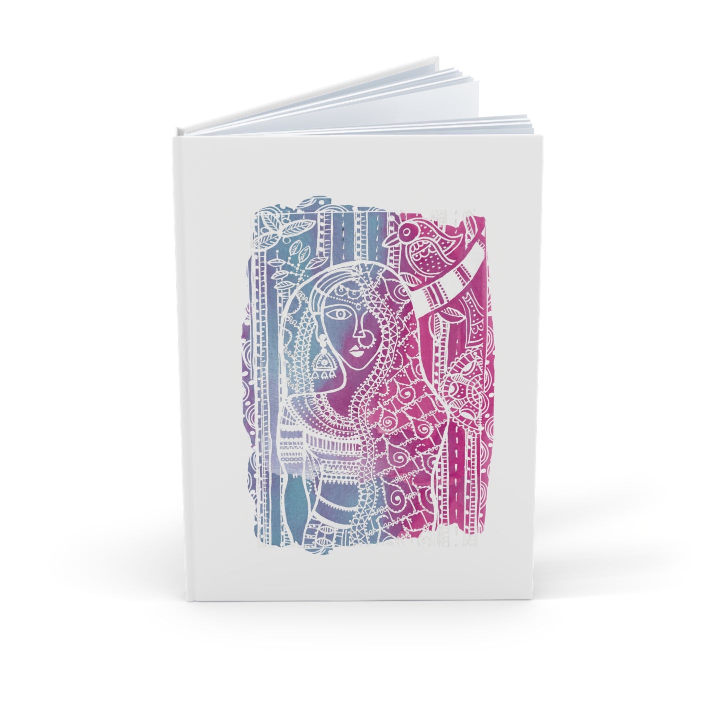 'Priyas Promise' - Madhubani Fusion  - Hardcover Journal - A5