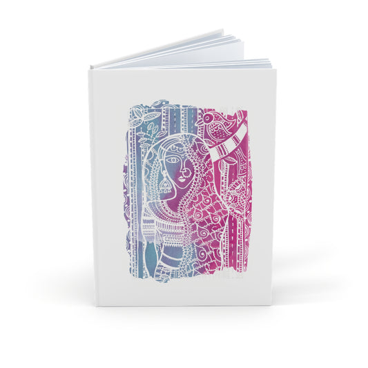 'Priyas Promise' - Madhubani Fusion  - Hardcover Journal - A5