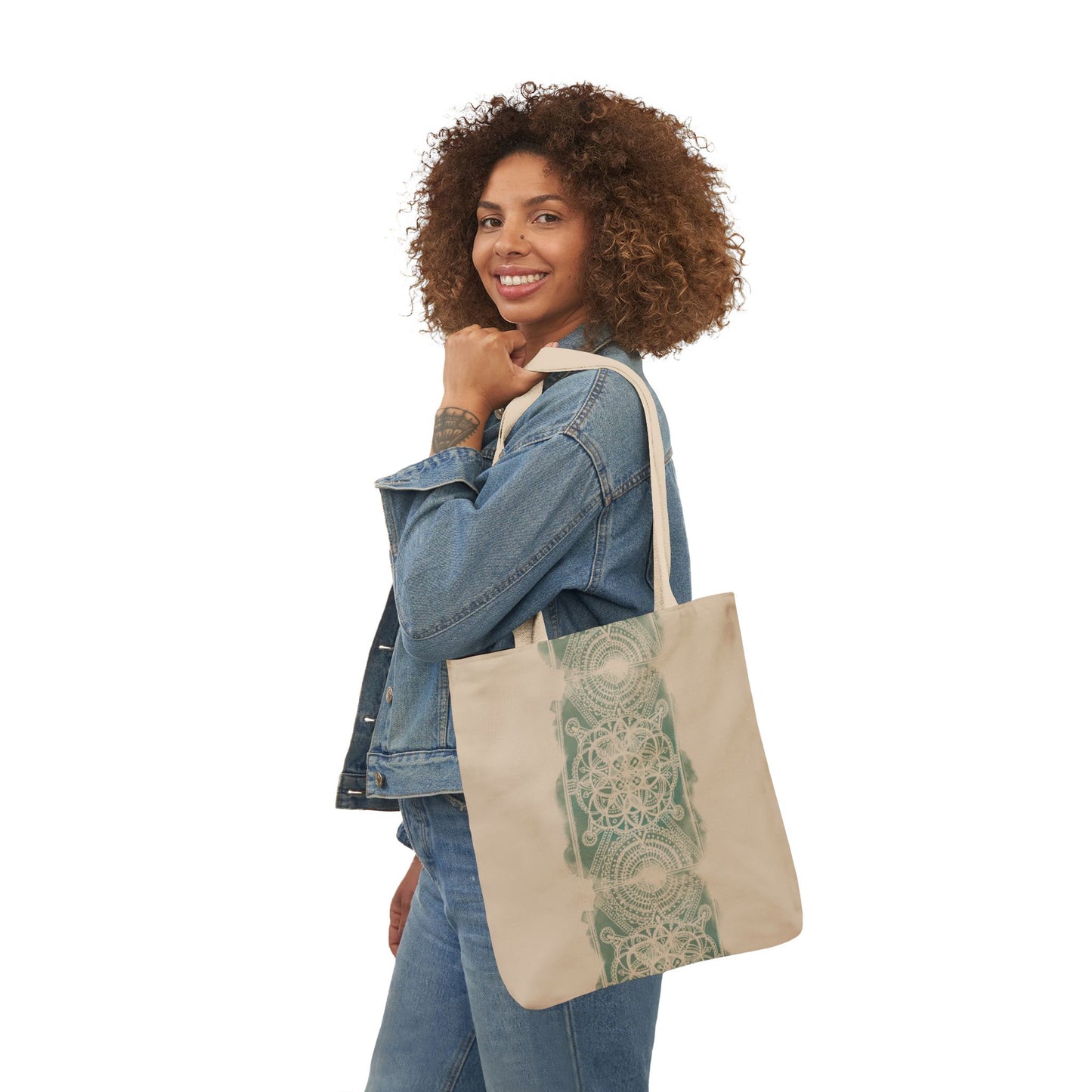 Mandala Fusion Natural | Canvas Tote Bag
