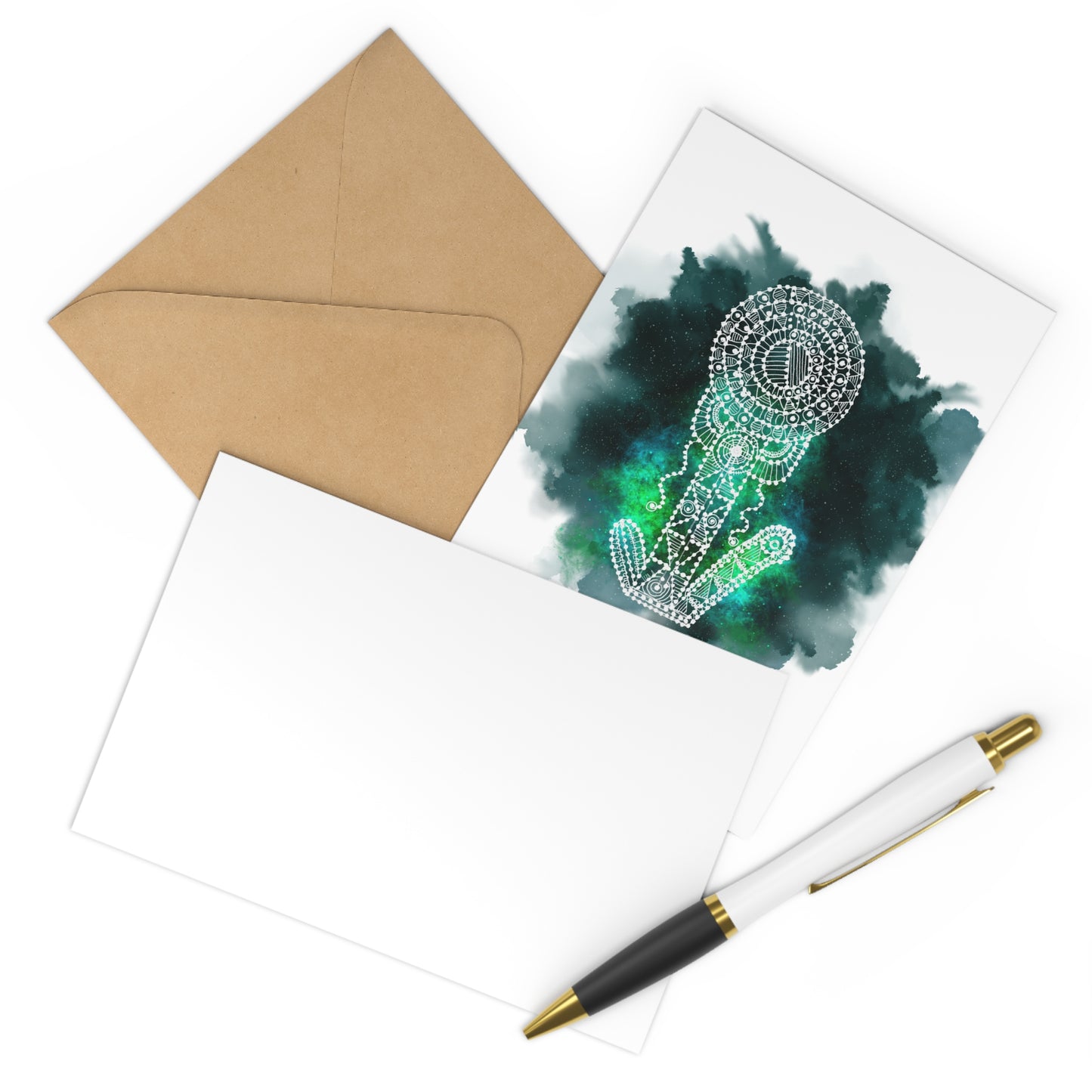 Embrace the Wisdom of the Cacti' Postcard Set (7 pcs) - Perfect for Heartfelt Messages