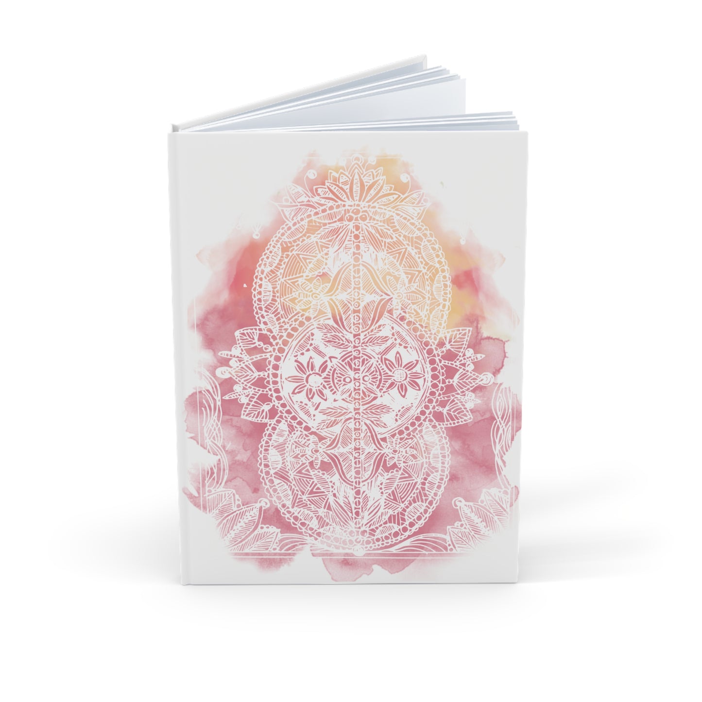 Sorbet Mandala | Madhubani Fusion  - Hardcover Journal - A5