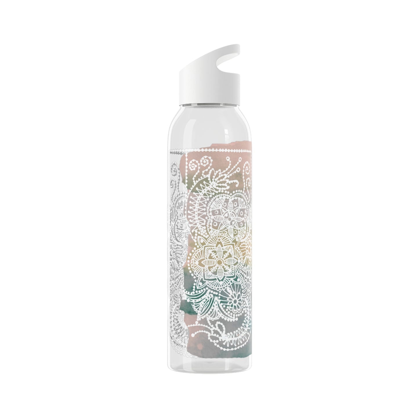 Pastel Mandala Fusion | Sky Water Bottle - Stylish Insulated Bottle