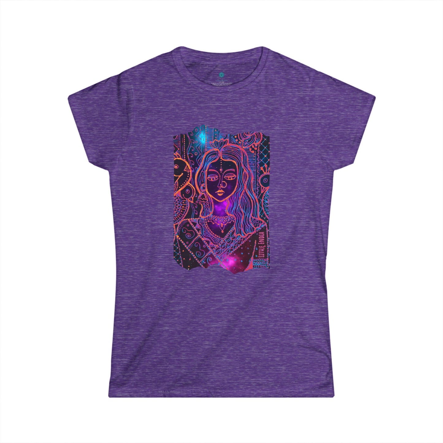 Women's Softstyle Tee | 'Little India Glowing'