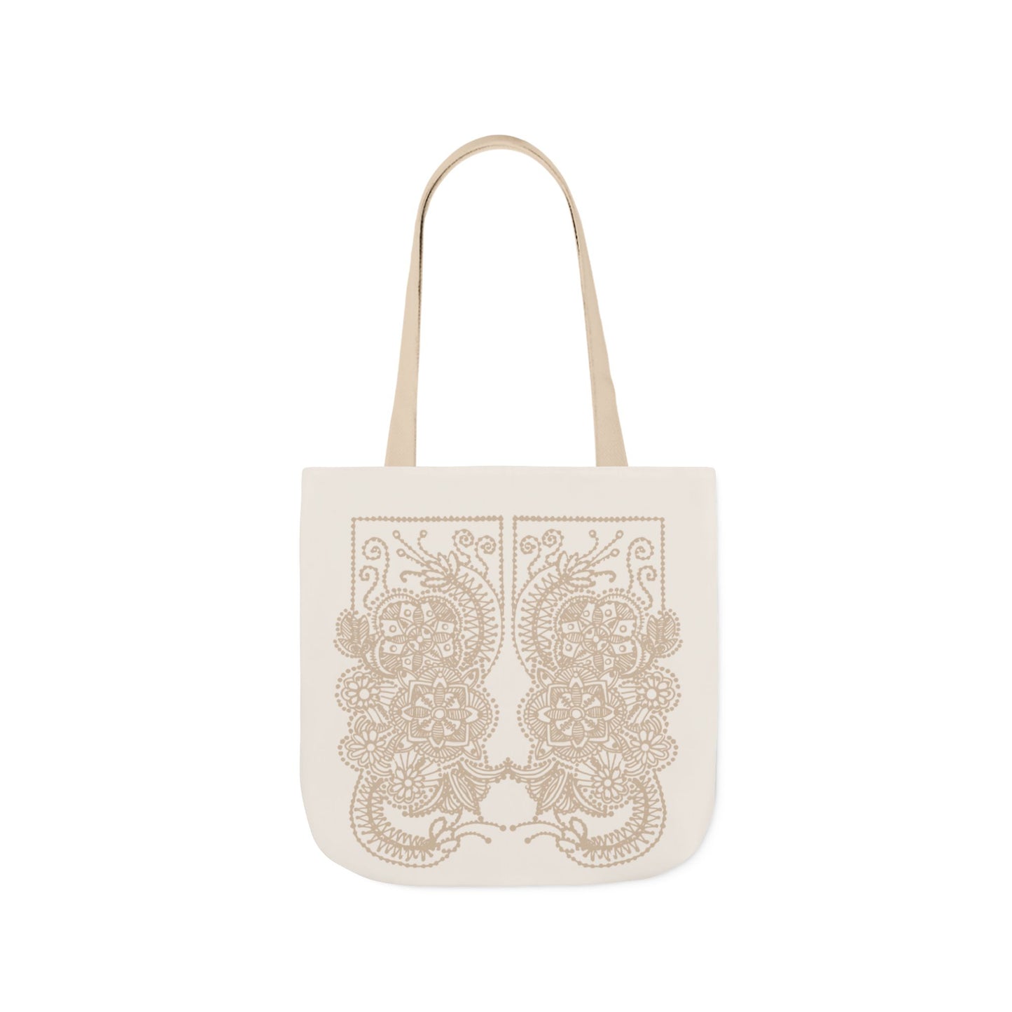 Lefkara Mandala Fusion | Canvas Tote Bag