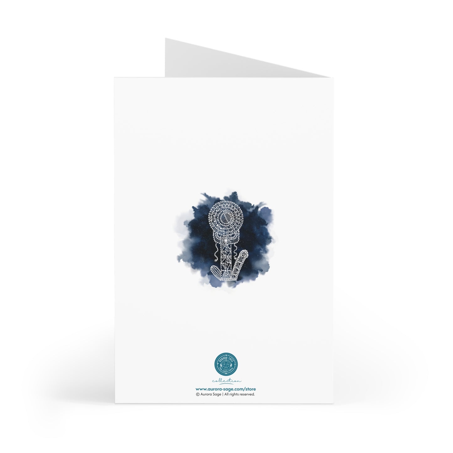 'Embrace the Spirit of a Cactus' Prussian Blue | Greeting Cards Set of 7 for Every Occasion