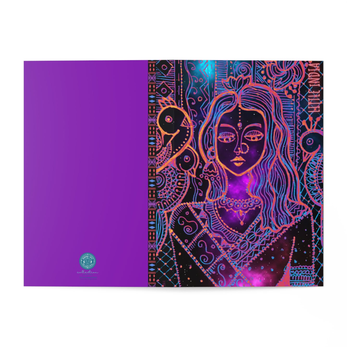 'Little India Glowing' | Greeting Cards Set of 7 for Every Occasion