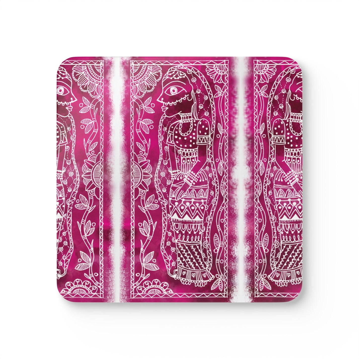 'Ranis Vibe' | Cork Coaster Set - Rustic Home Decor & Drinkware Accessory