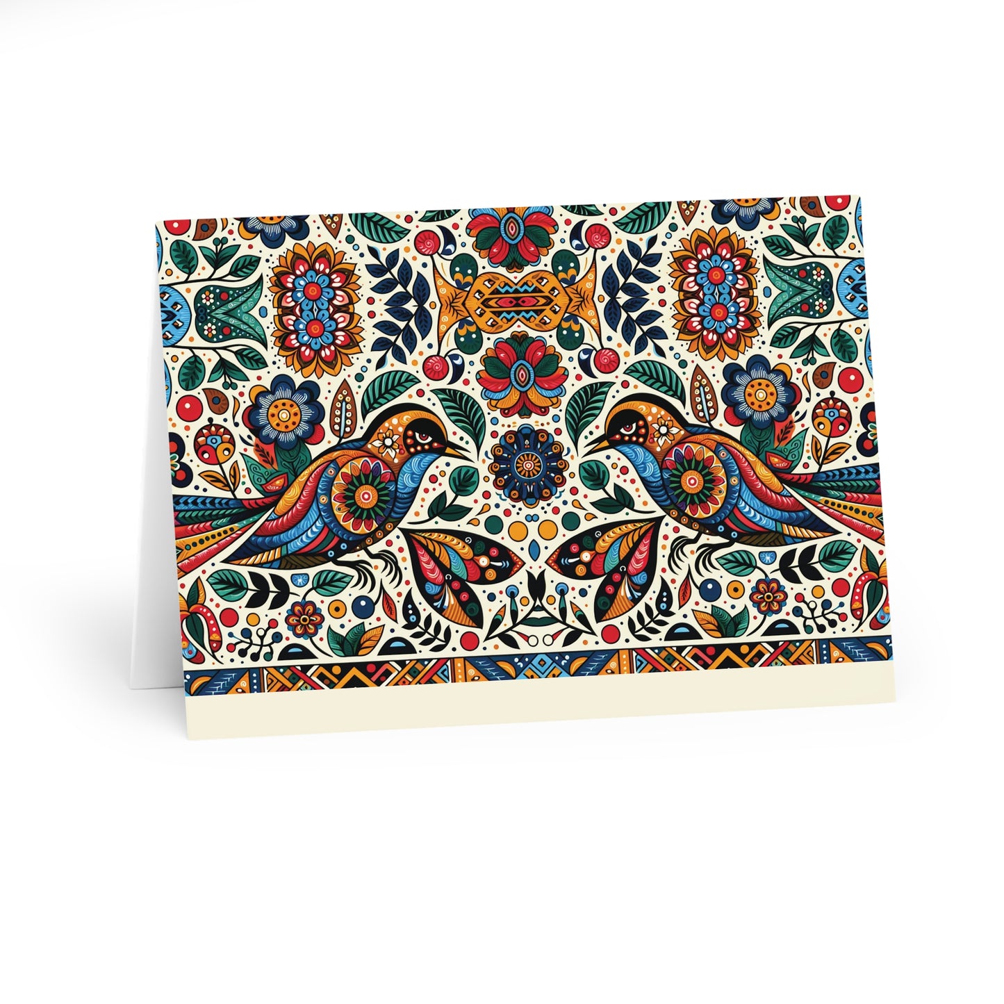 'Sacred Songbirds' - Co-creating -  Artistic Greeting Cards (5 Pack) A5 size