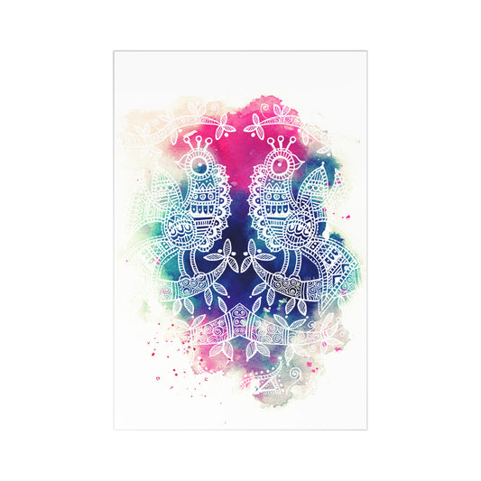 'Pavo' Majestic Bird -  Postcard Set (7 pcs) - Perfect for Heartfelt Messages