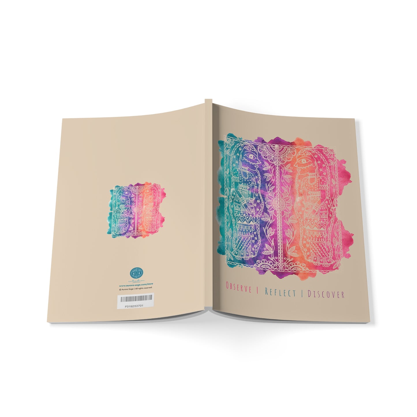 Observe, Reflect, Discover | A5 Notebook SoftCover