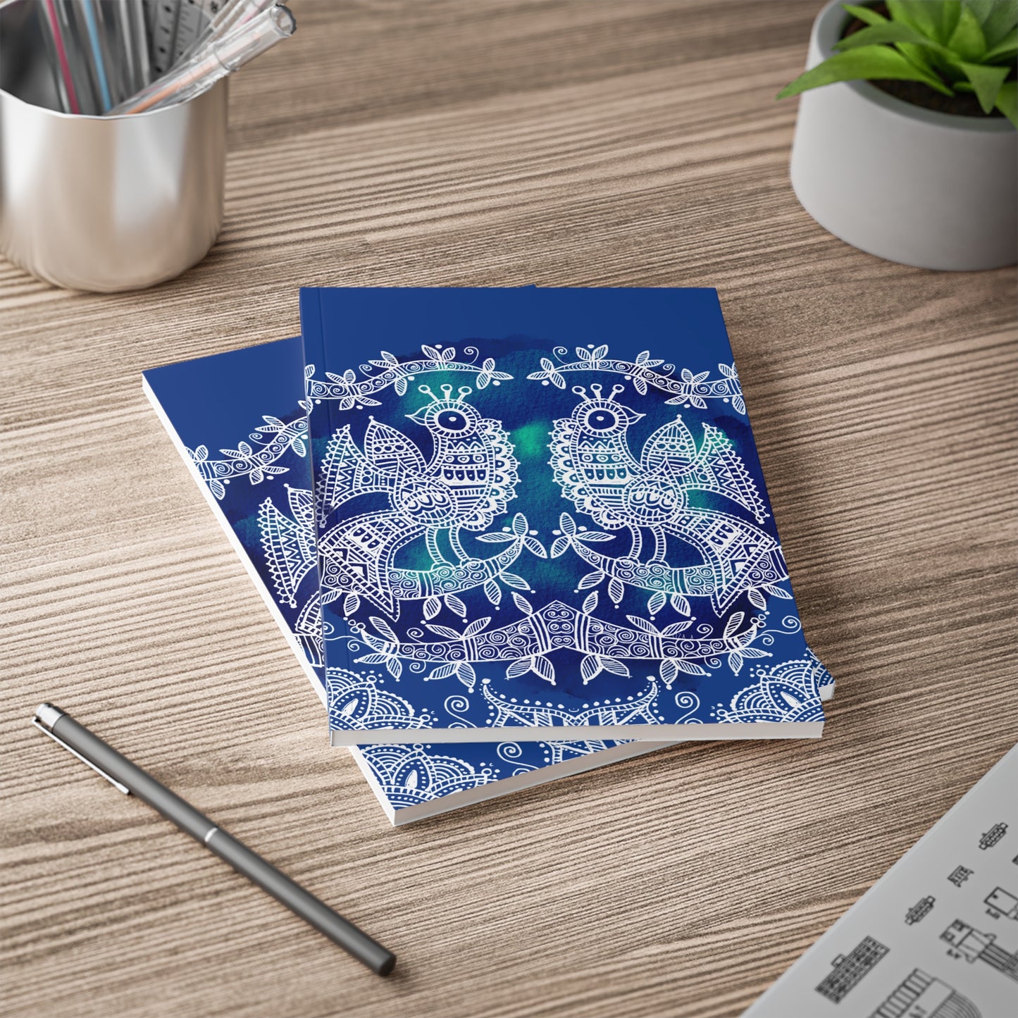 'Mayura' - Majestic Birds | A5 Notebook SoftCover