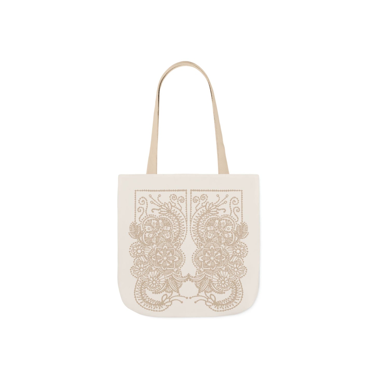 Lefkara Mandala Fusion | Canvas Tote Bag