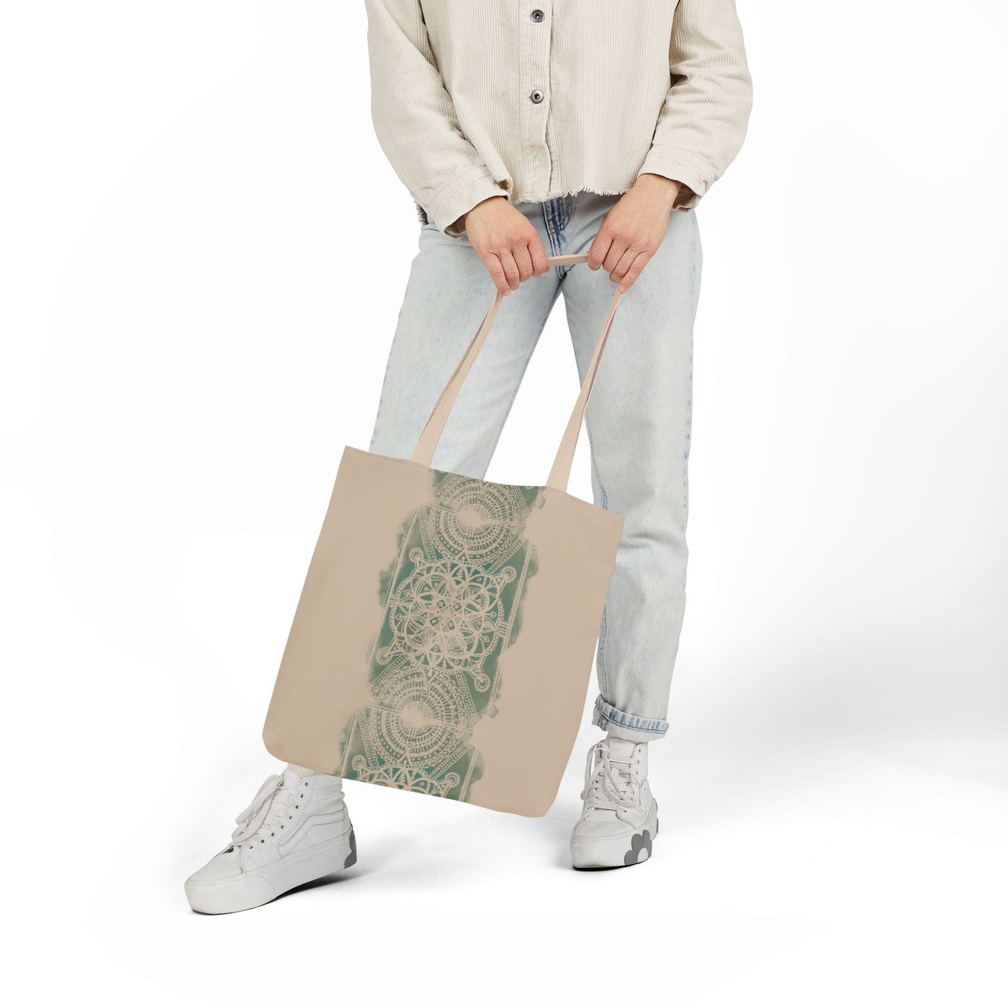 Mandala Fusion Natural | Canvas Tote Bag