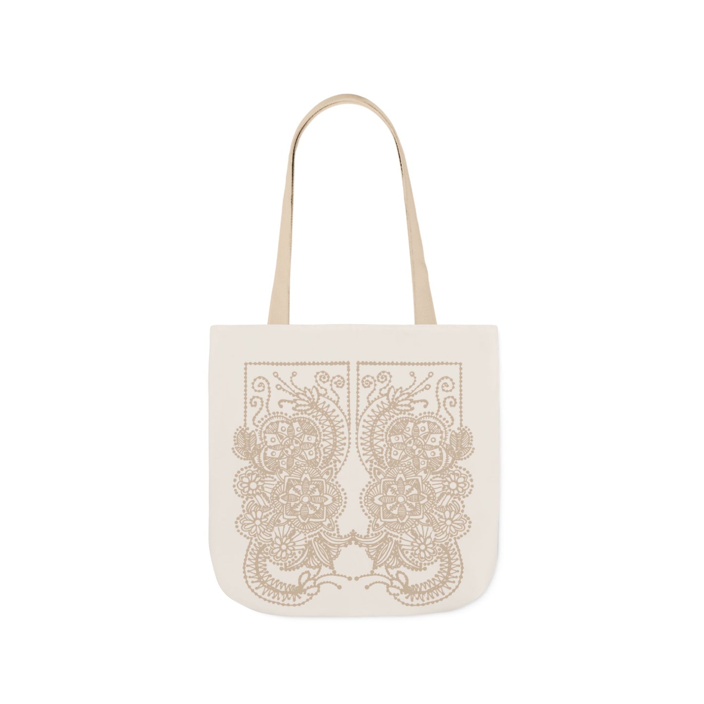 Lefkara Mandala Fusion | Canvas Tote Bag