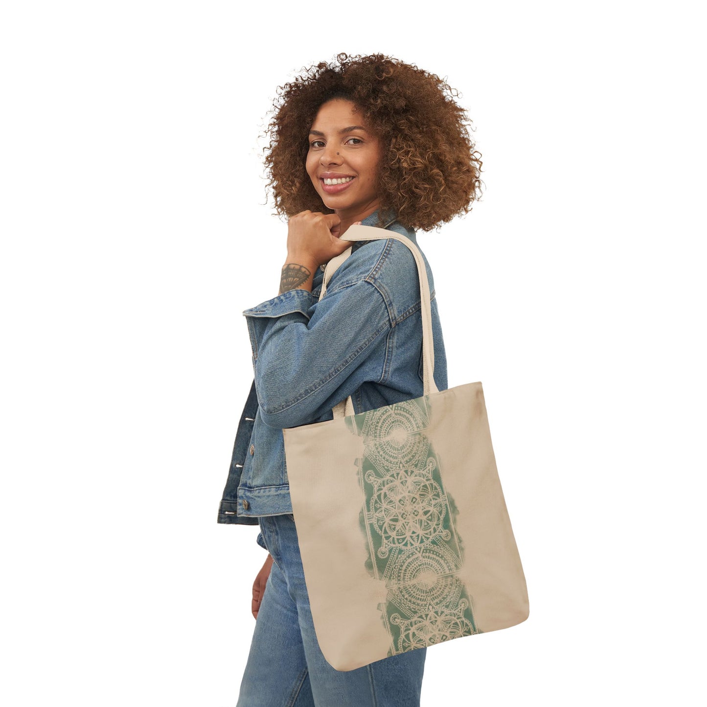 Mandala Fusion Natural | Canvas Tote Bag