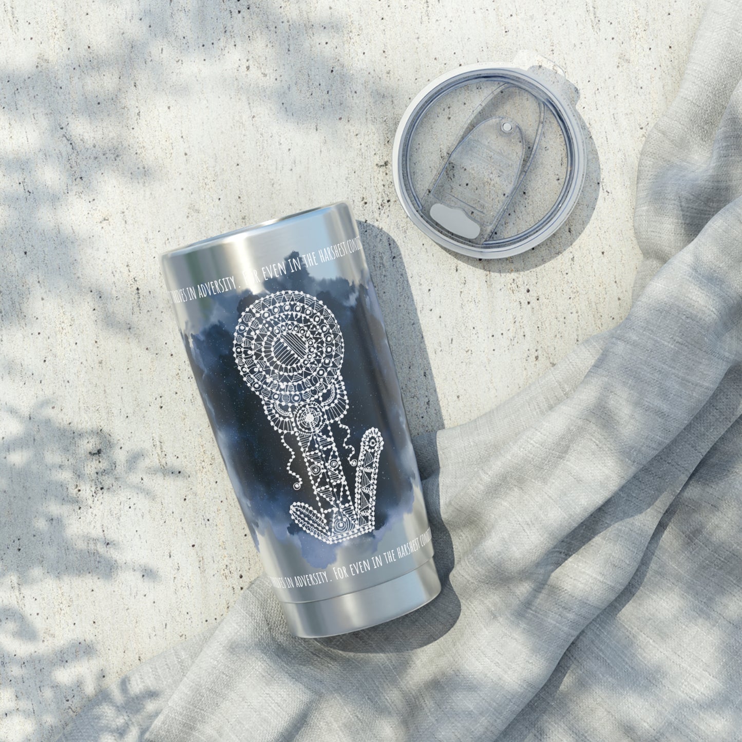 Vagabond 20oz Tumbler -  Embrace the Spirit of a Cactus