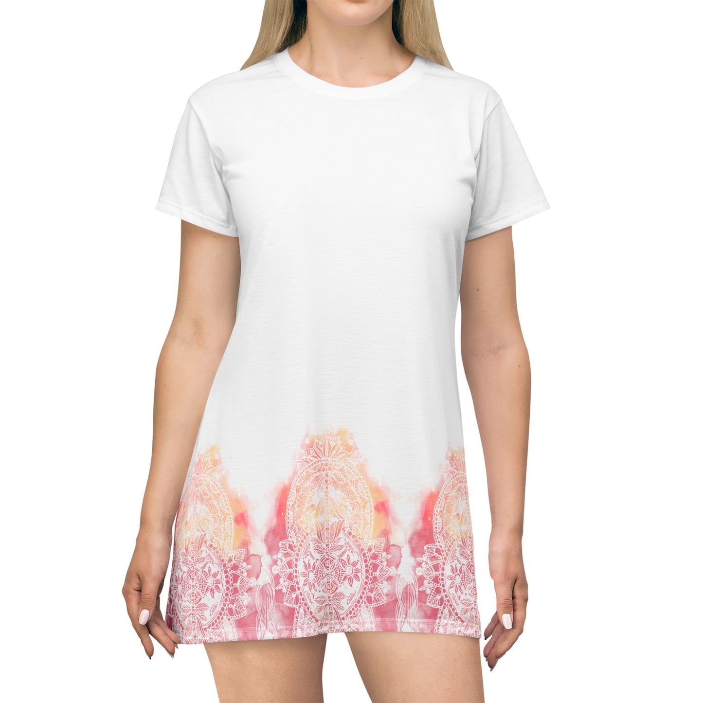 Sorbet Mandala -  T-Shirt Dress
