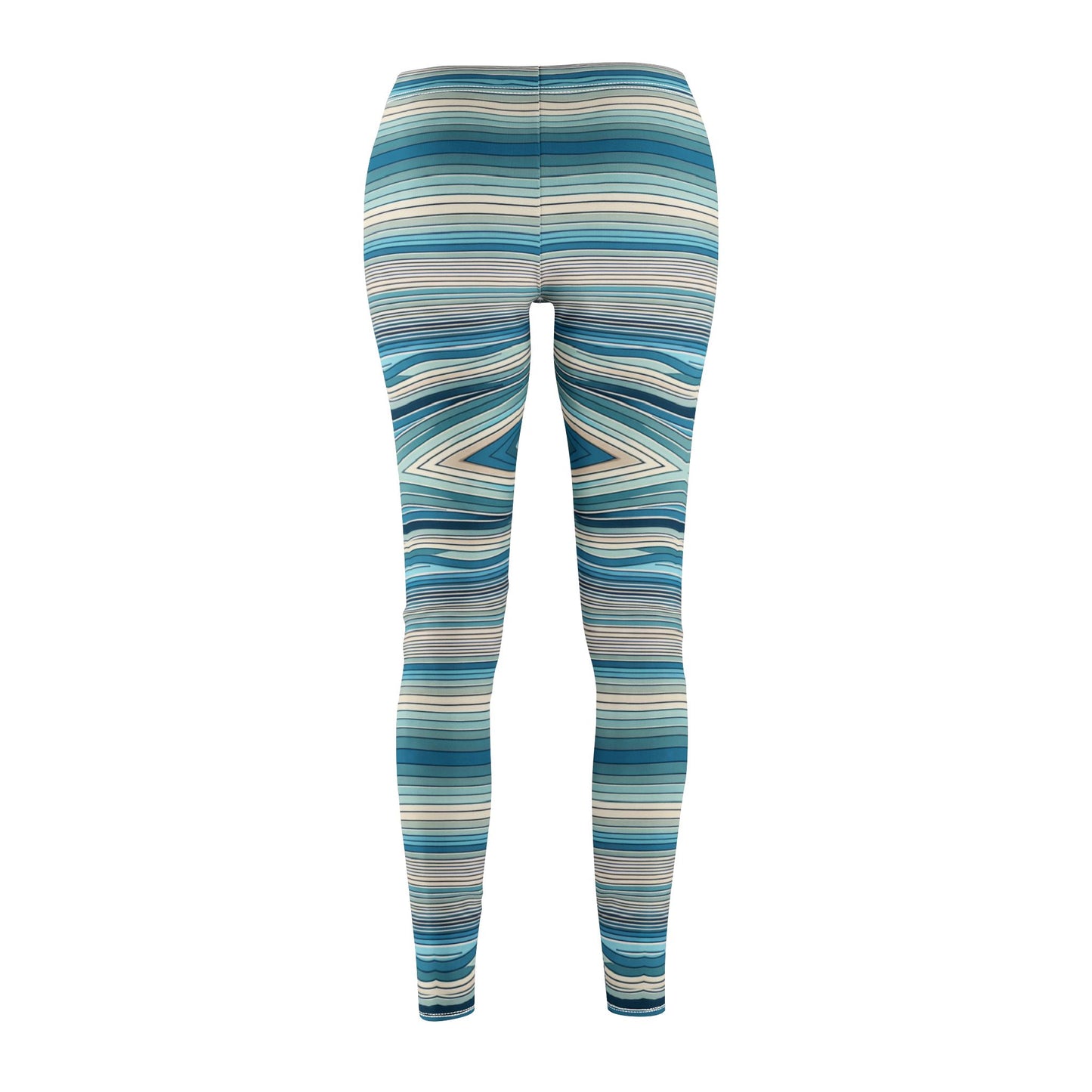 Ocean Pulse |  Casual Leggings – Comfortable Mid-Rise Activewear for Yoga & Everyday Wear