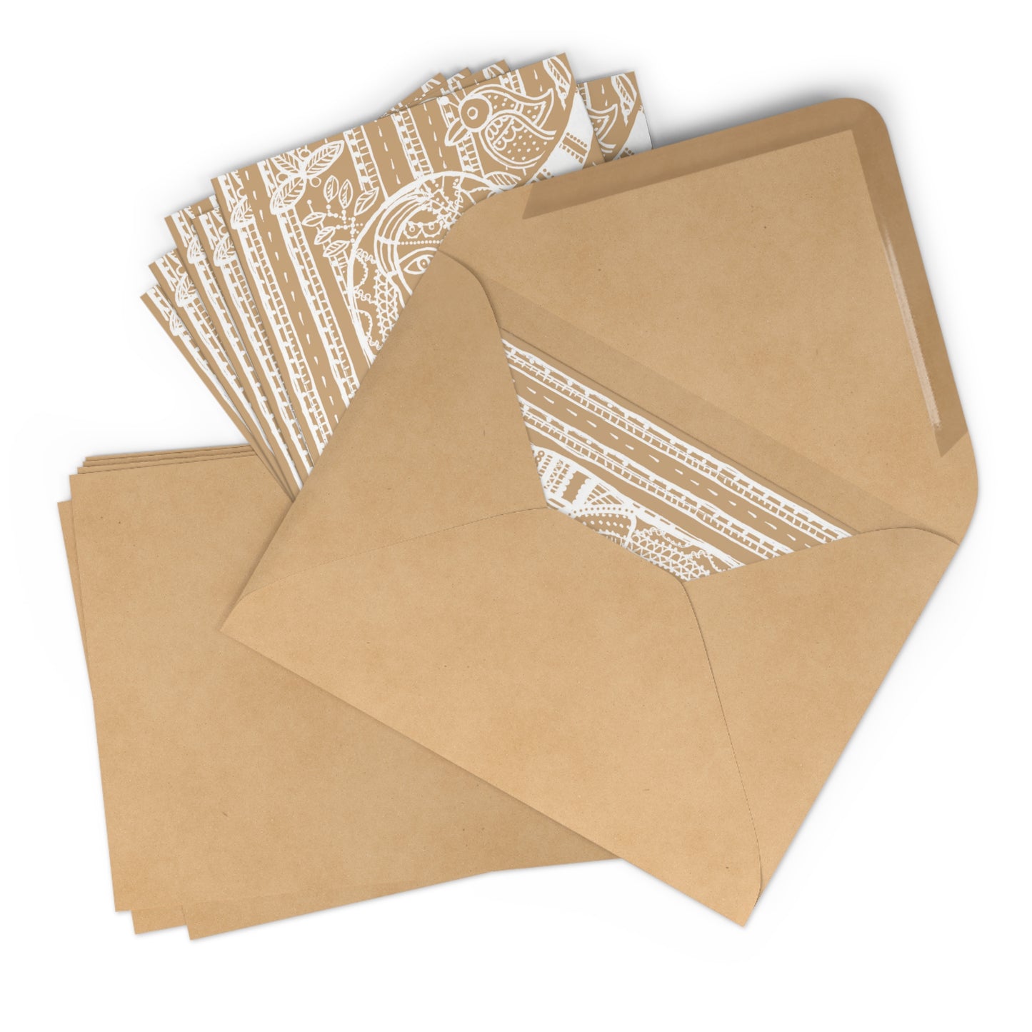 'Priyas Promise' Natural | Greeting Cards Set of 7 for Every Occasion