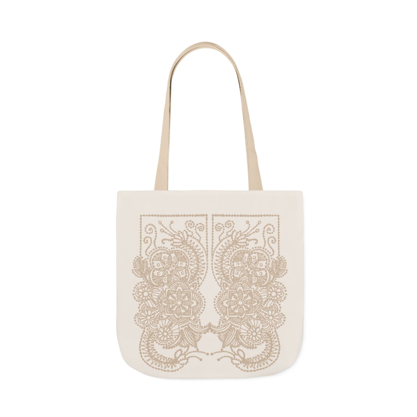 Lefkara Mandala Fusion | Canvas Tote Bag