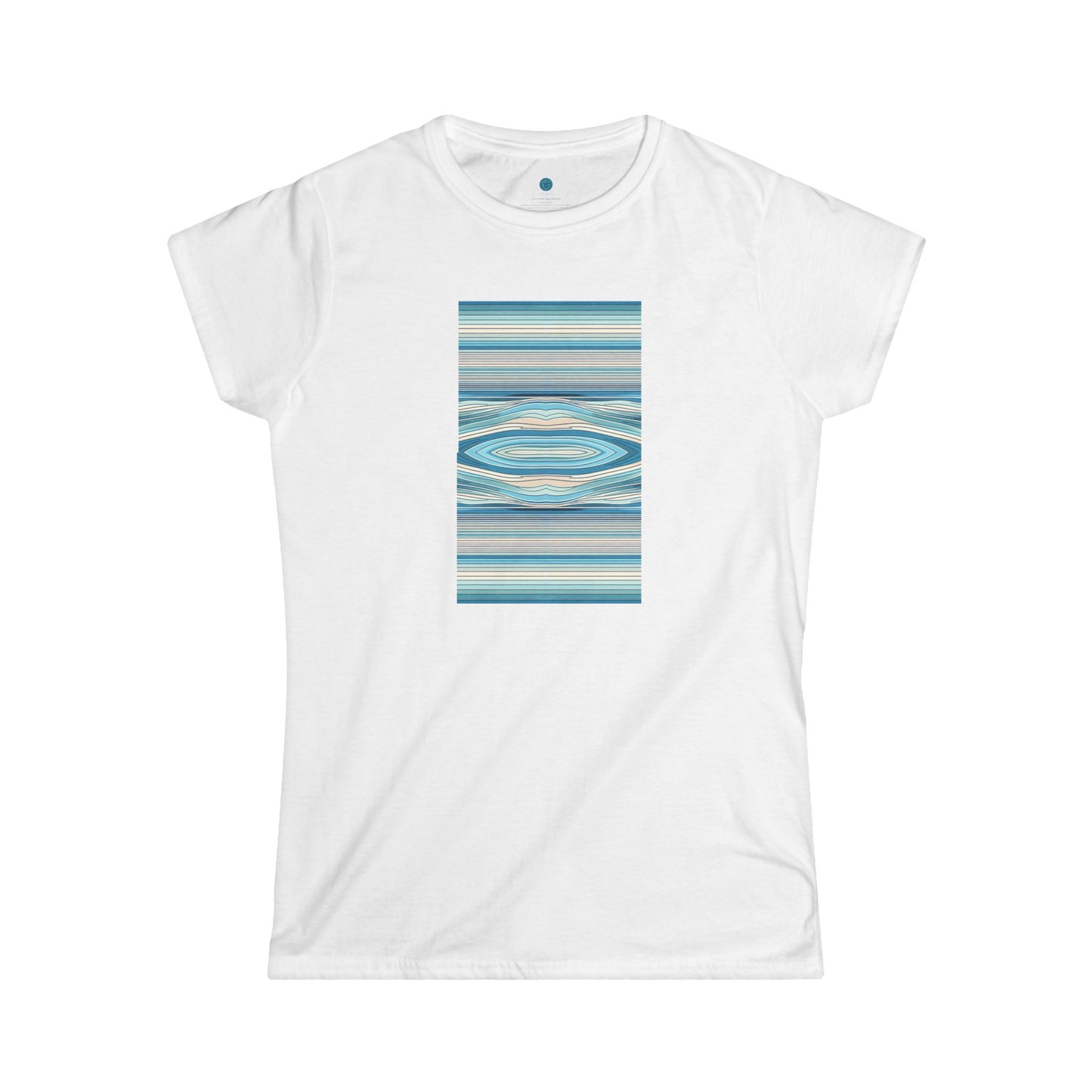 Women's Softstyle Tee | 'Ocean Pulse'