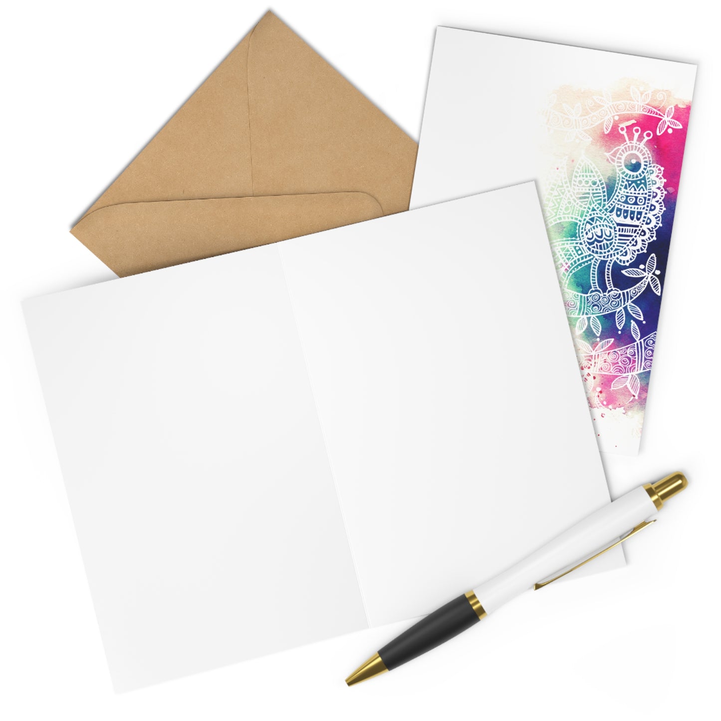 'Pavo' Majestic Bird | Greeting Cards Set of 7 for Every Occasion