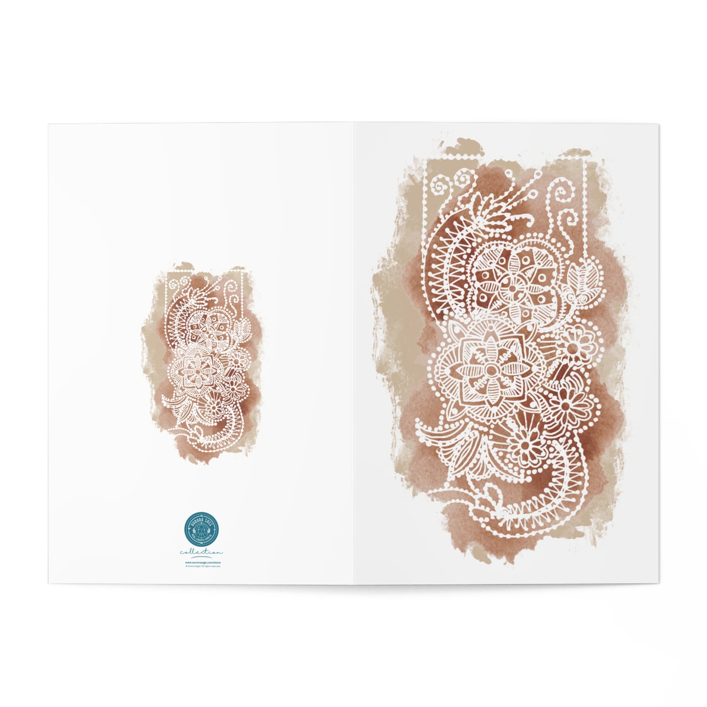 Flowerandala Natural | Greeting Cards Set of 7 for Every Occasion