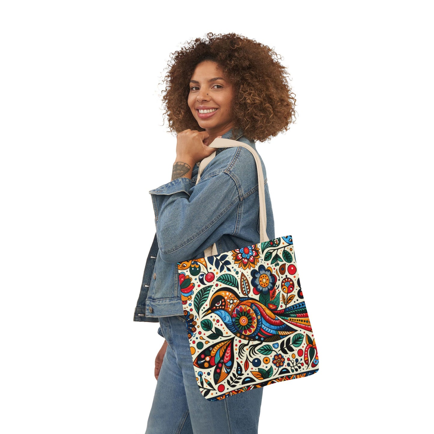 'Sacred Songbird' | Canvas Tote Bag