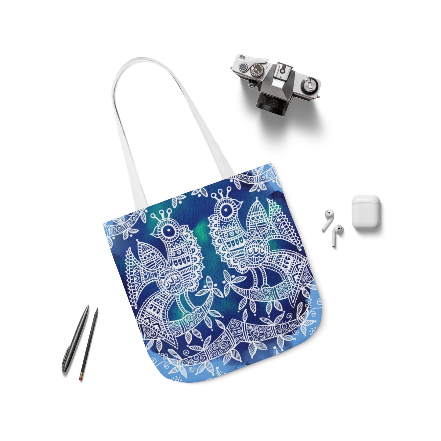 'Mayura' Majestic Bird | Canvas Tote Bag