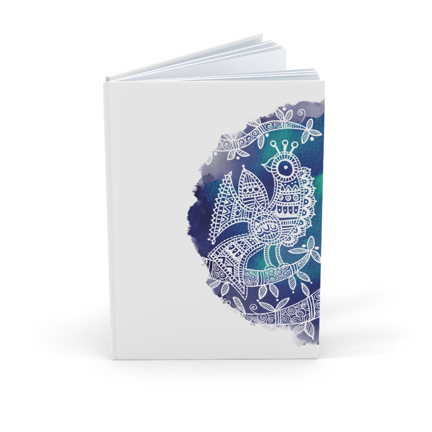 'Mayura' - Majestic Bird   - Hardcover Journal - A5