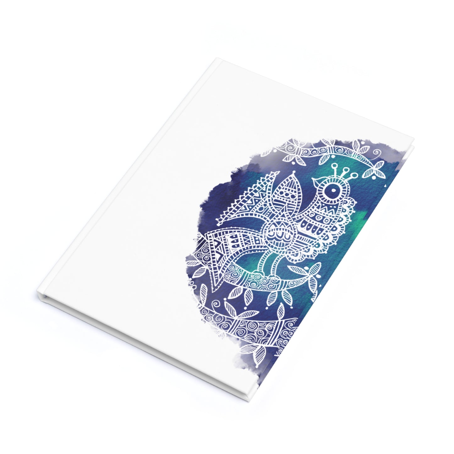'Mayura' - Majestic Bird   - Hardcover Journal - A5
