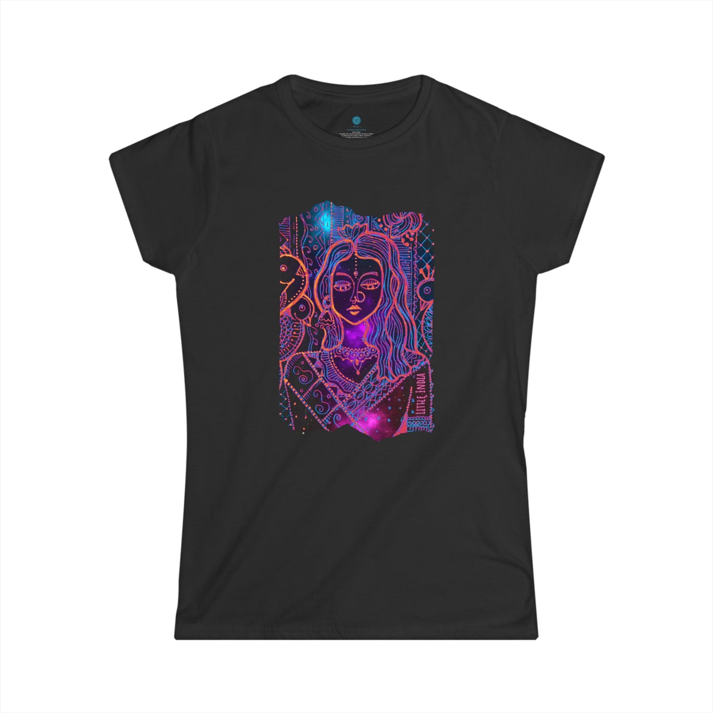Women's Softstyle Tee | 'Little India Glowing'