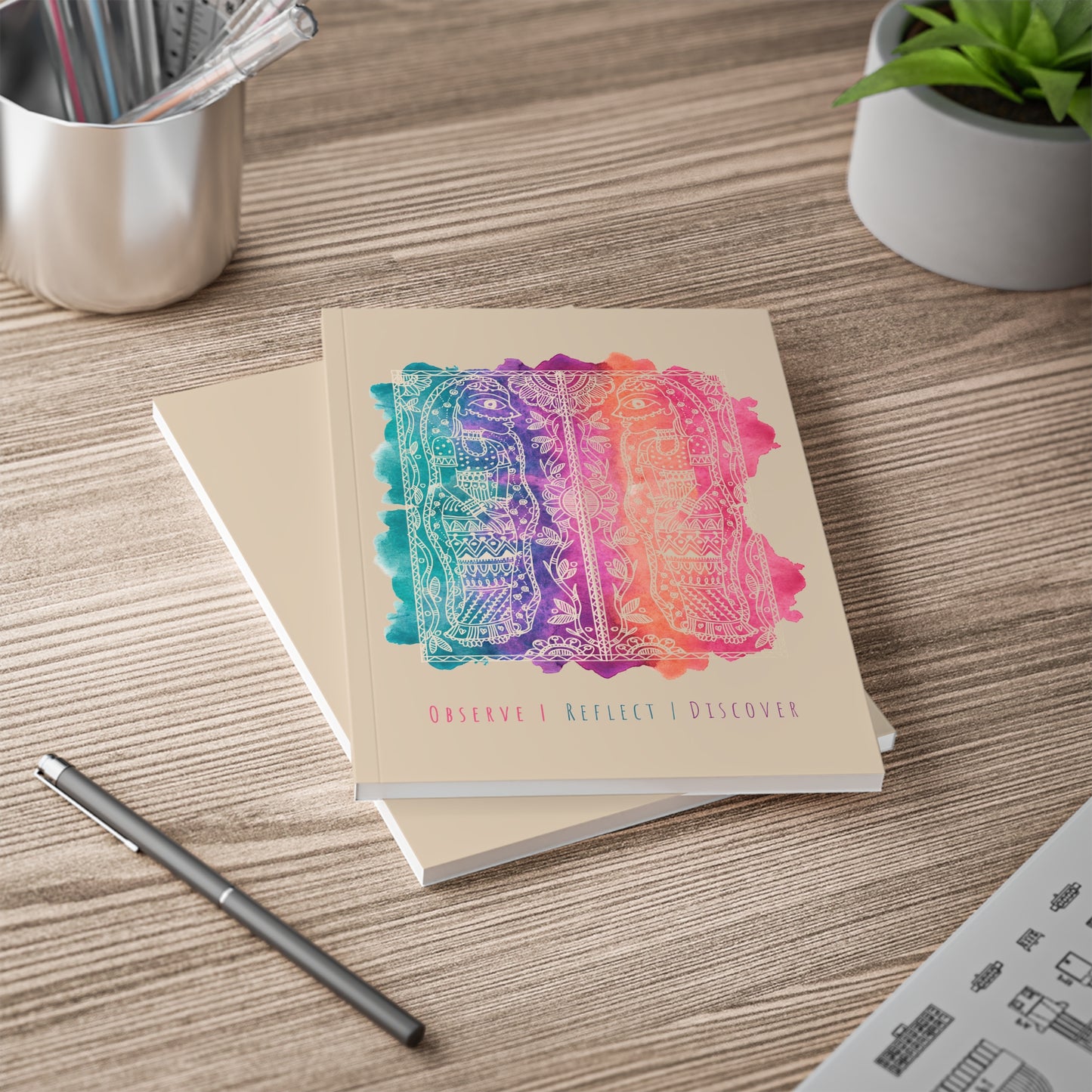 Observe, Reflect, Discover | A5 Notebook SoftCover